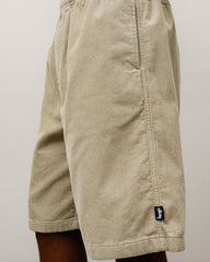 BAGGY TWILL CORD BEACH SHORT