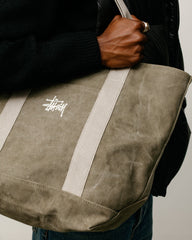 WAXED CANVAS MARKET TOTE