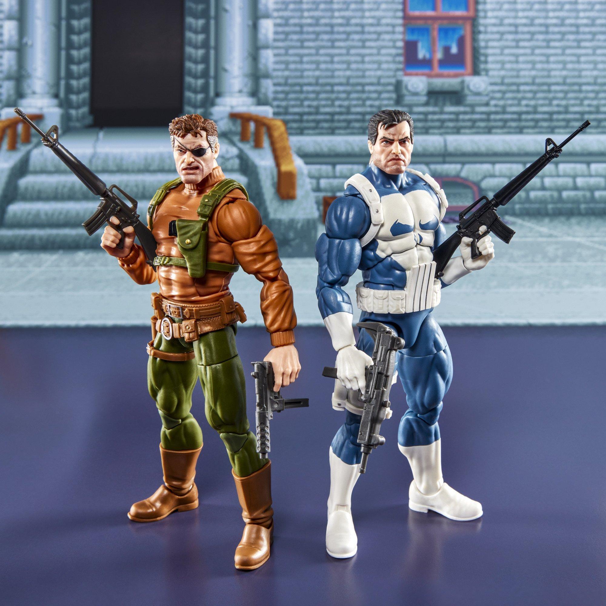 Marvel Legends Series Gamerverse Punisher and Nick Fury