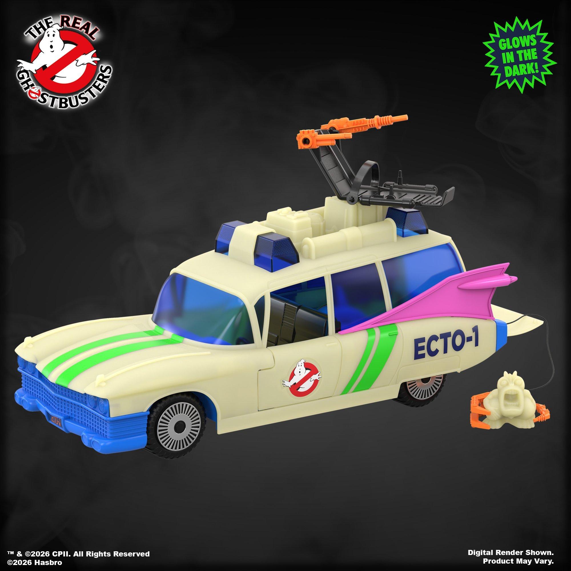 Ghostbusters Kenner Classics The Real Ghostbusters Ecto-Glow Ecto-1
