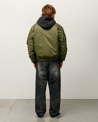 BUILT REVERSIBLE BOMBER JACKET