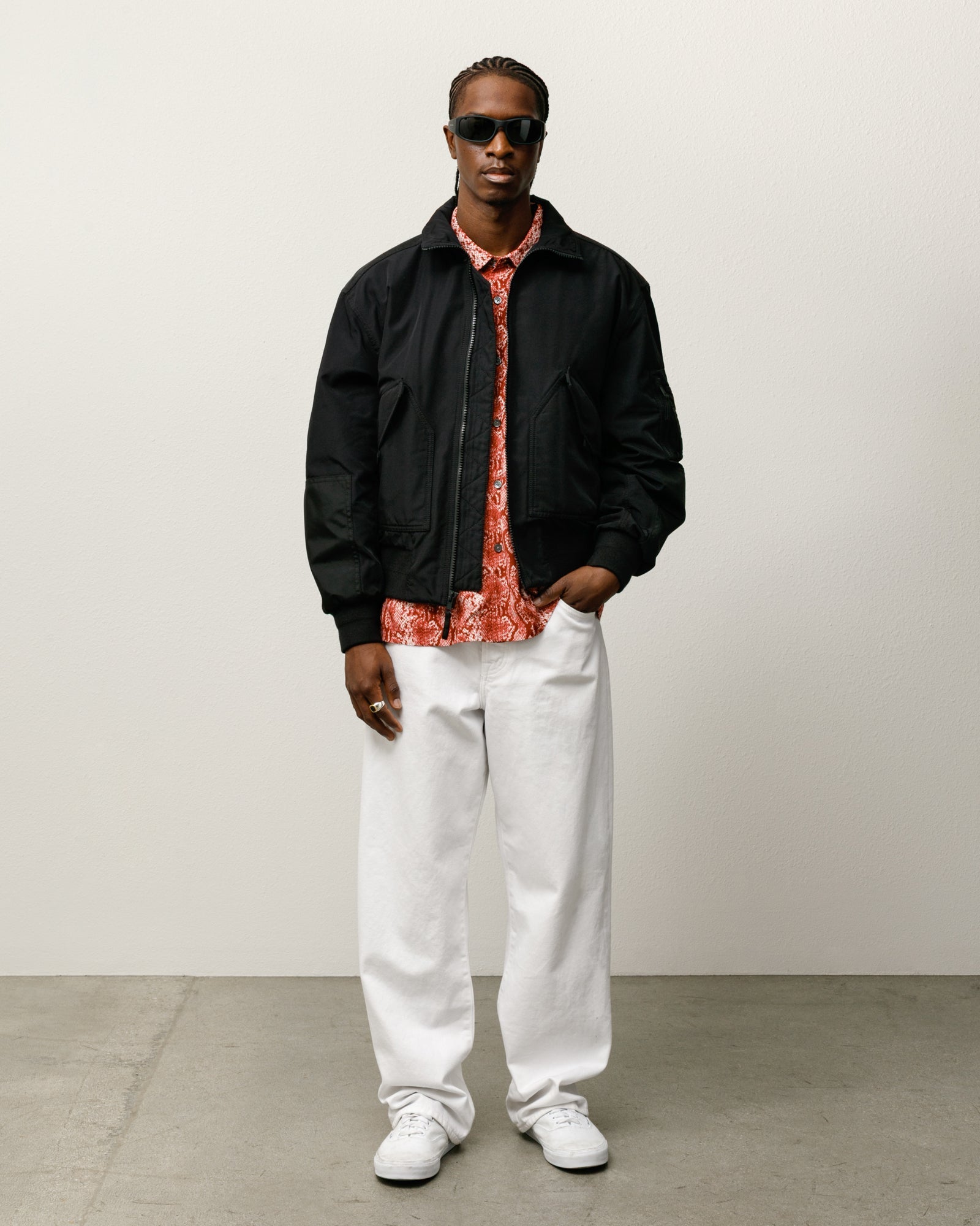 MOCK NECK FLIGHT BOMBER