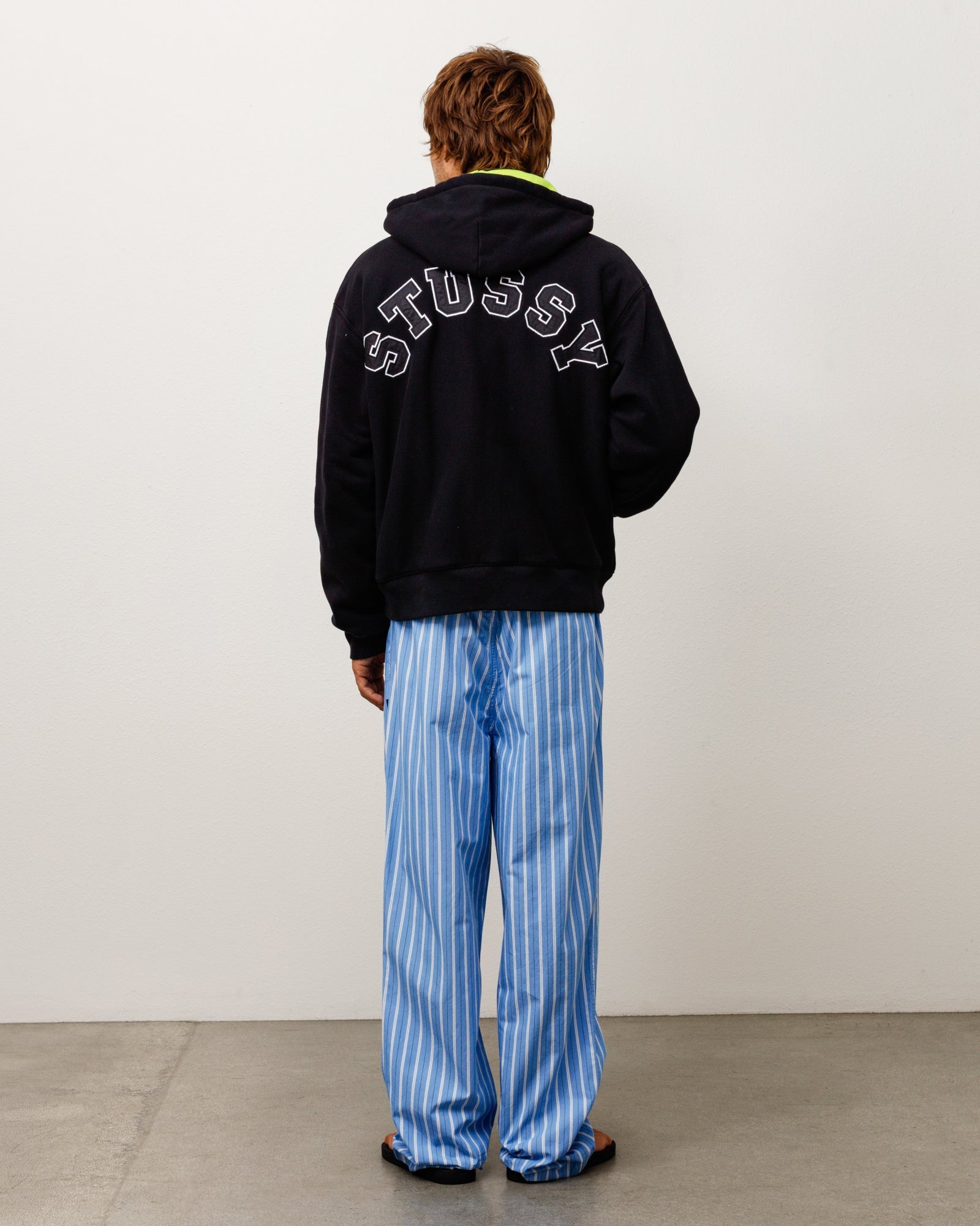 DOUBLE FACED ZIP HOODIE