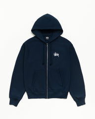 BASIC STÜSSY ZIP HOODIE
