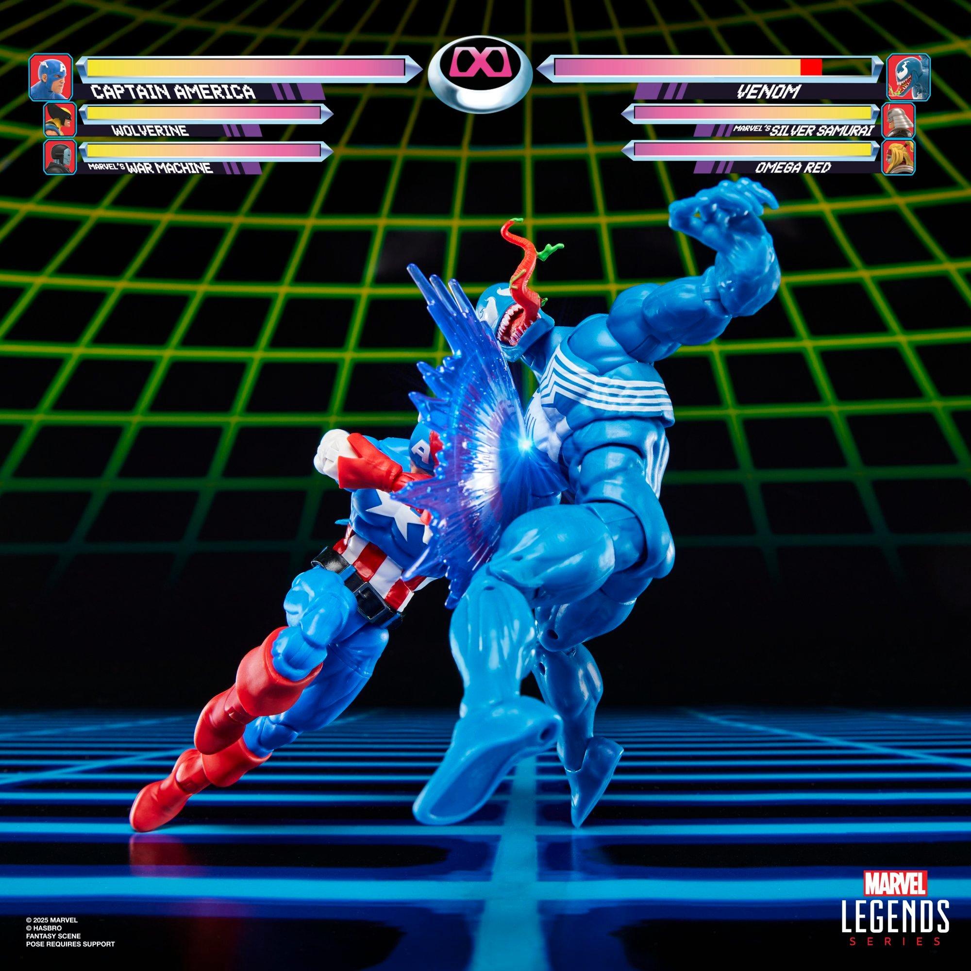 Marvel Legends Series Gamerverse Captain America vs Venom