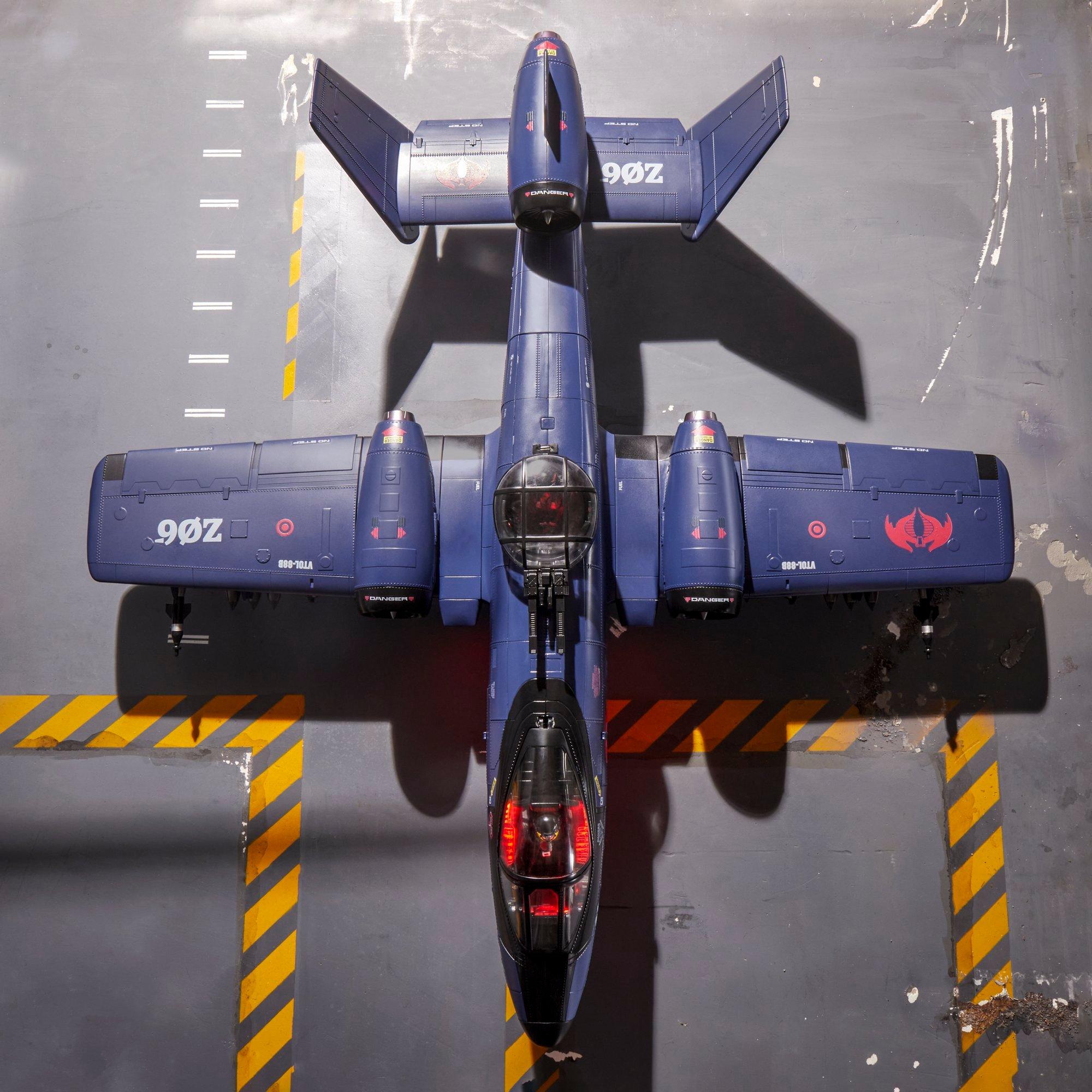 G.I. JOE CLASSIFIED SERIES COBRA RATTLER GROUND ATTACK JET