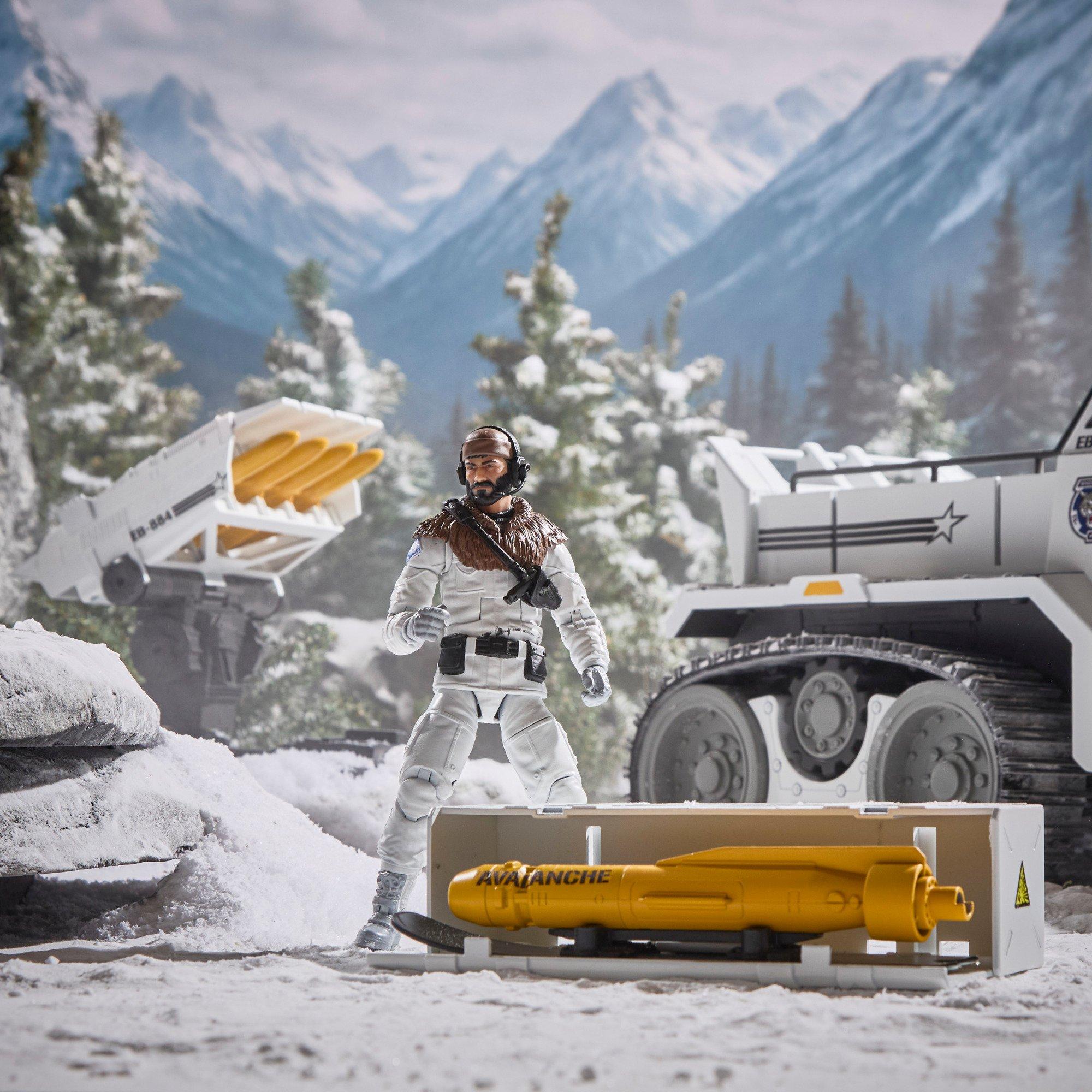 G.I. Joe Classified Series Snow C.A.T. (Combat All-Terrain) Vehicle With Farley "Frostbite" Seward Action Figure
